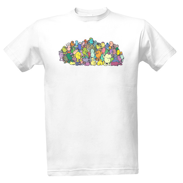 Tričko s potiskem Fazolky