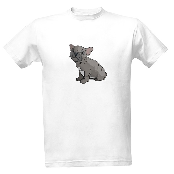 Tričko s potiskem Buldoček