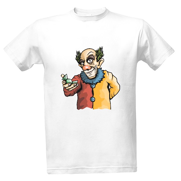 Tričko s potiskem Klaun