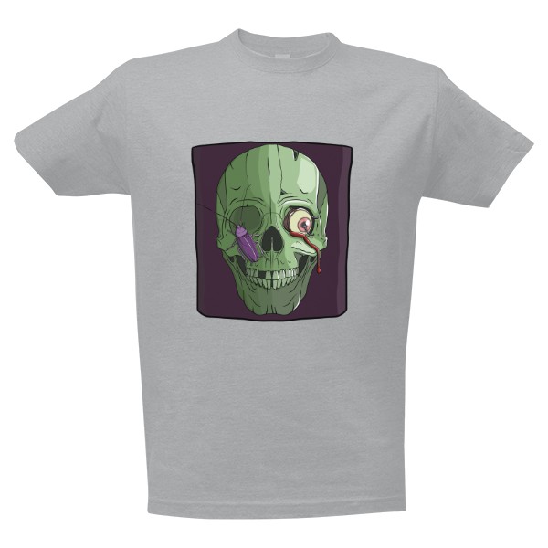 Tričko s potiskem Lebka a šváb