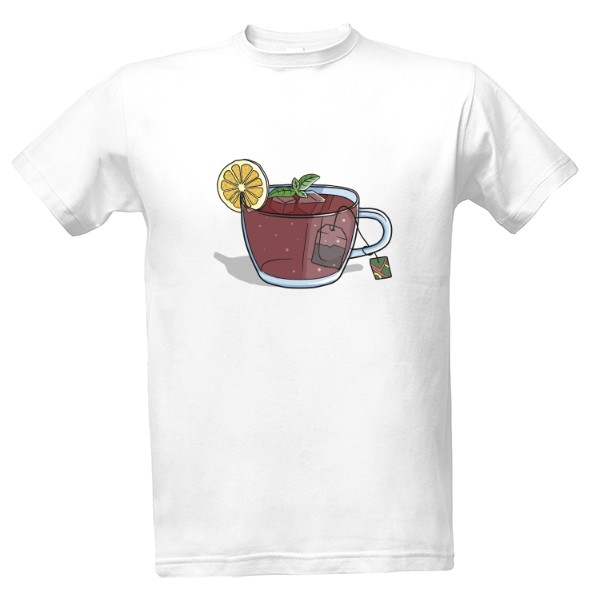 Tričko s potiskem Čaj