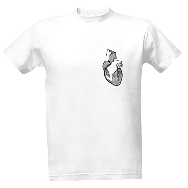 Tričko s potiskem Srdce