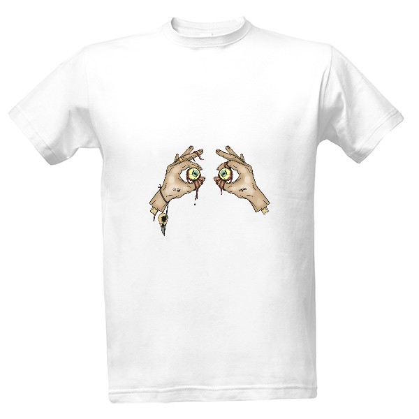 Tričko s potiskem Magické ruce