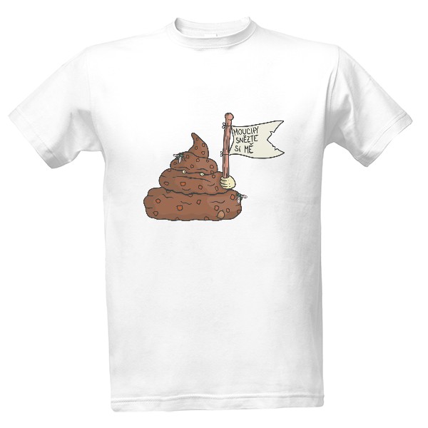 Tričko s potiskem Mouchy snězte si mě