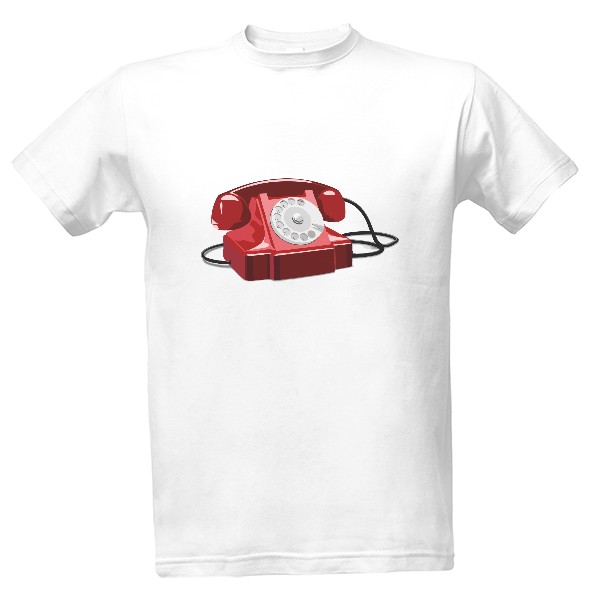 Tričko s potiskem Telefon