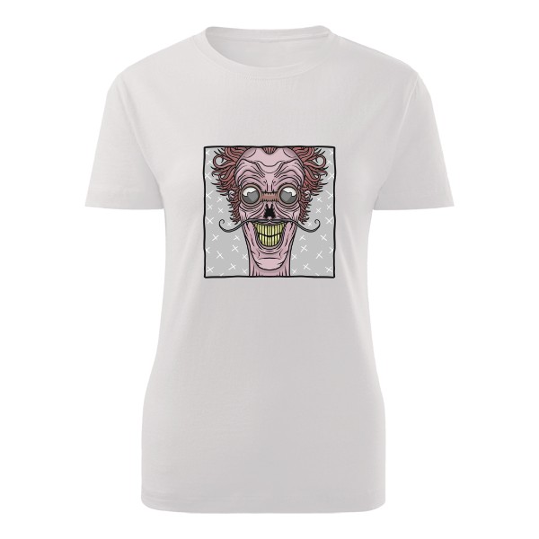 Tričko s potiskem Šílený šašek