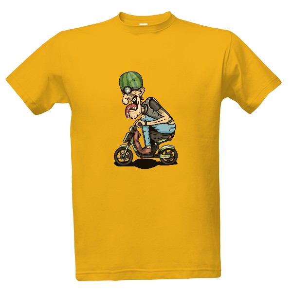 Tričko s potiskem Skútrista