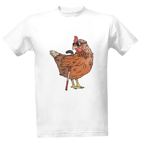 Tričko s potiskem Slepice