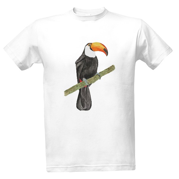 Tričko s potiskem Tukan