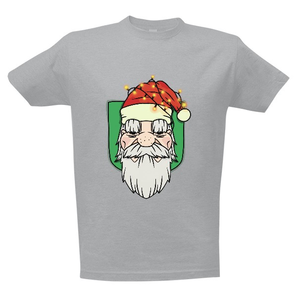 Tričko s potiskem Vánoční kýč